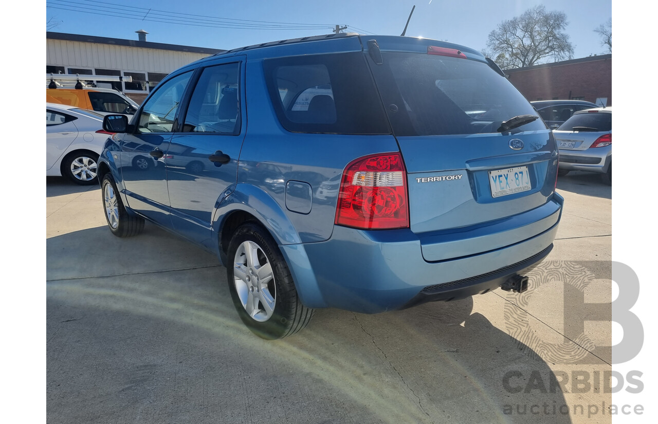 10/2005 Ford Territory TX (rwd) SY 4d Wagon Blue 4.0L