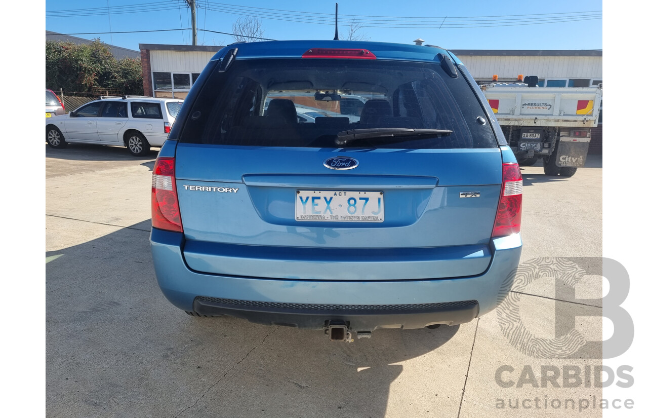 10/2005 Ford Territory TX (rwd) SY 4d Wagon Blue 4.0L