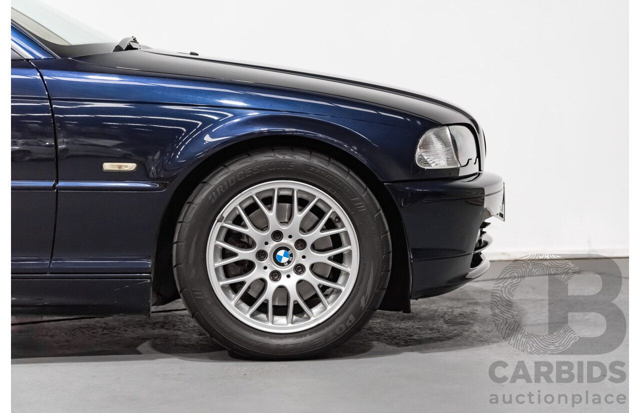 2/2002 Bmw 3 25Ci E46 2d Coupe Blue 2.5L