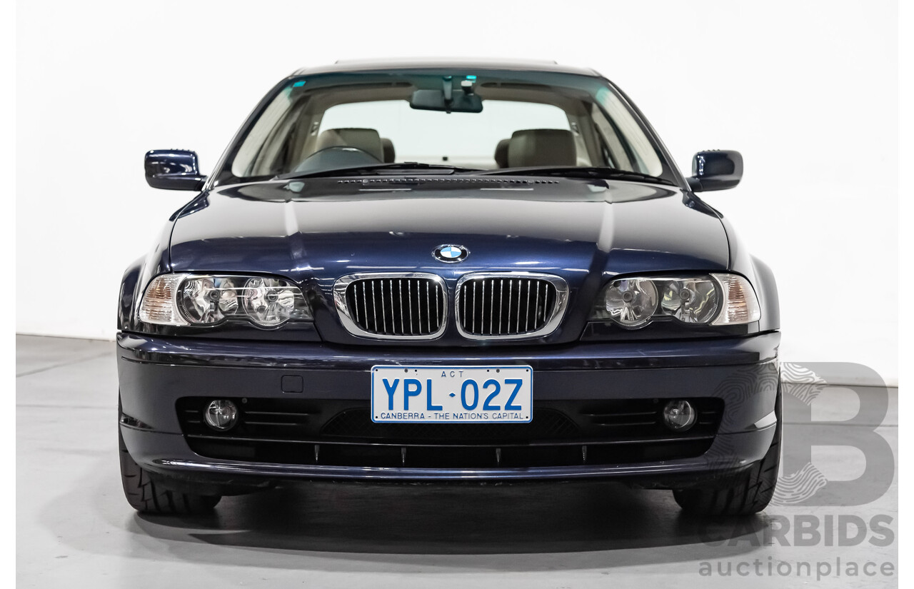 2/2002 Bmw 3 25Ci E46 2d Coupe Blue 2.5L