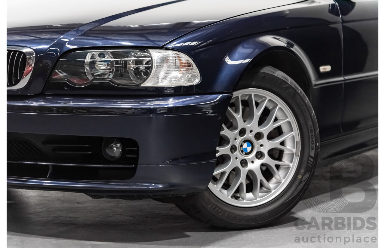 2/2002 Bmw 3 25Ci E46 2d Coupe Blue 2.5L