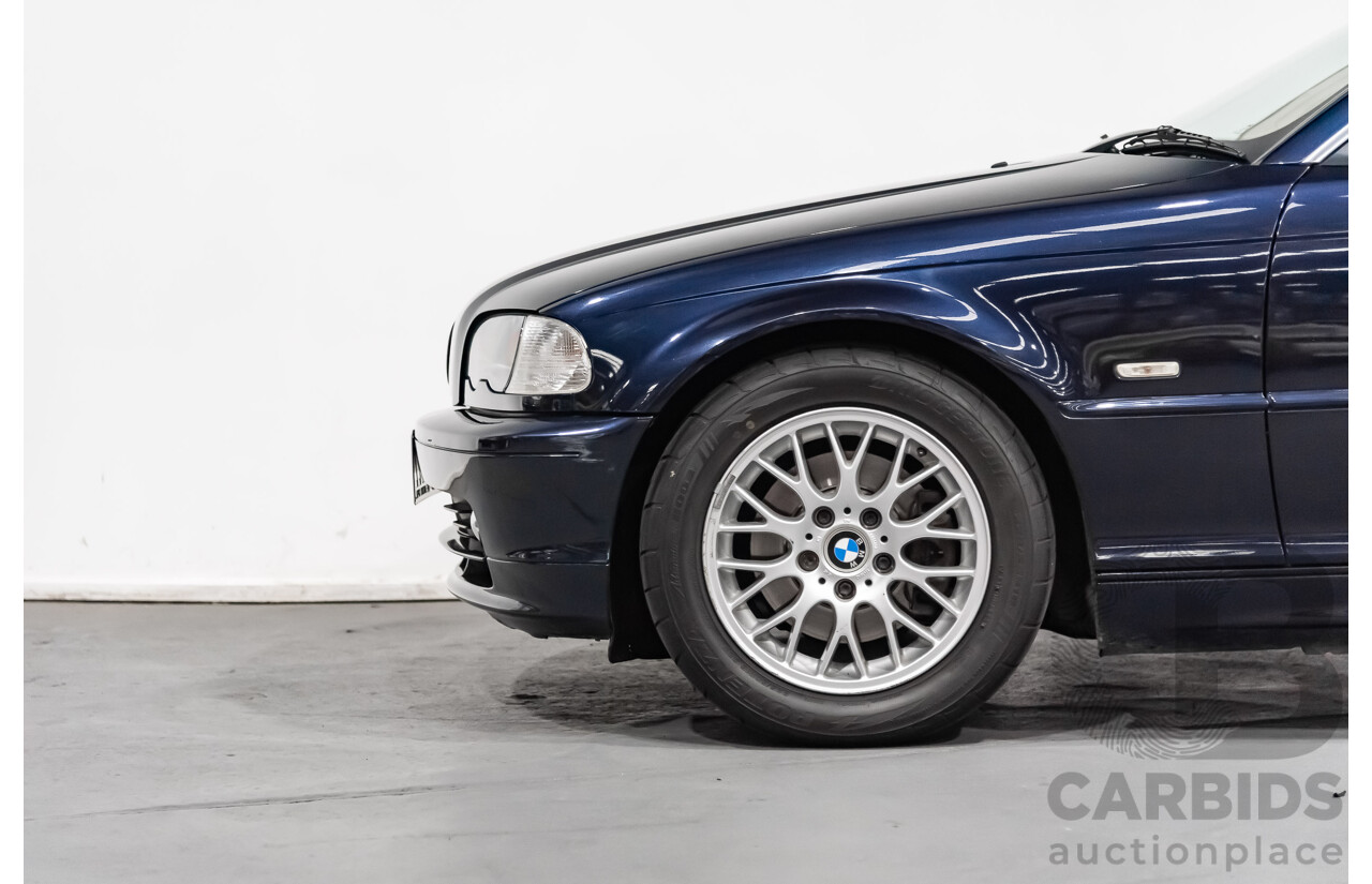 2/2002 Bmw 3 25Ci E46 2d Coupe Blue 2.5L