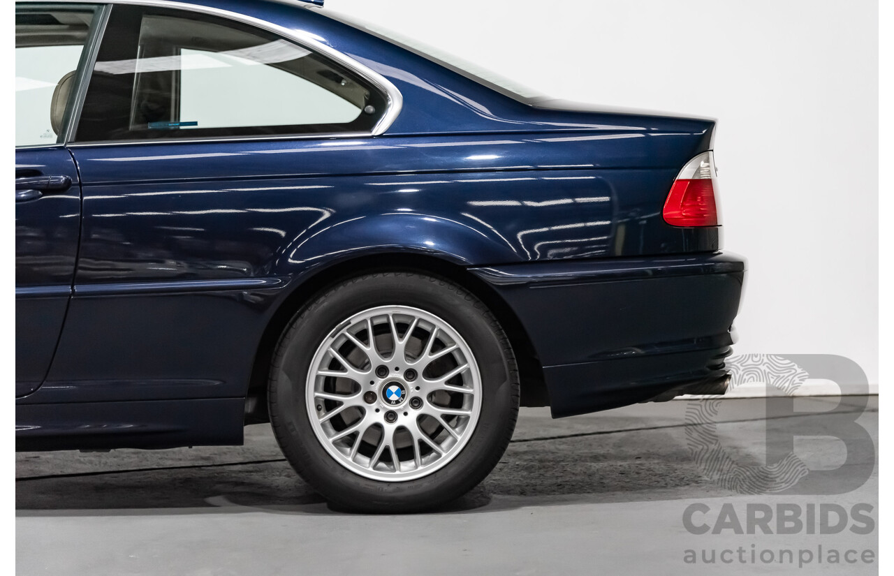 2/2002 Bmw 3 25Ci E46 2d Coupe Blue 2.5L