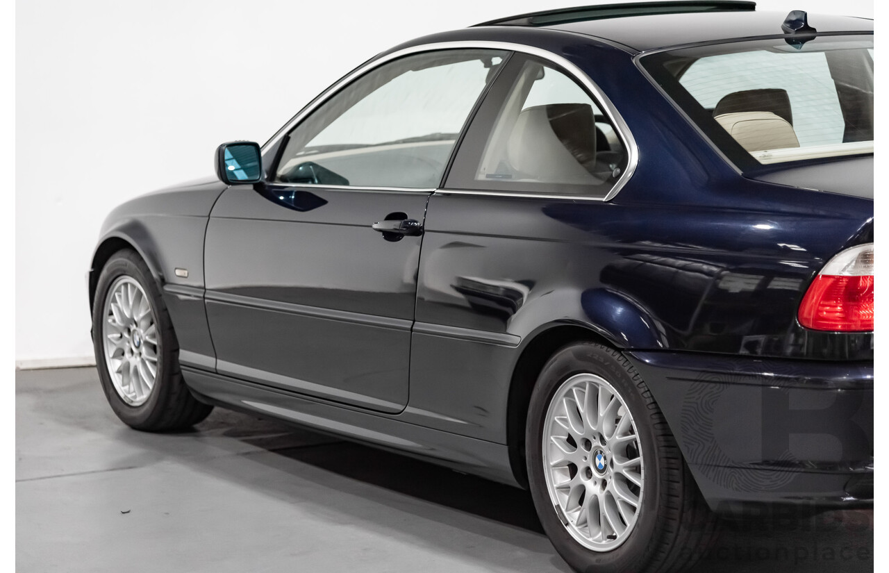 2/2002 Bmw 3 25Ci E46 2d Coupe Blue 2.5L