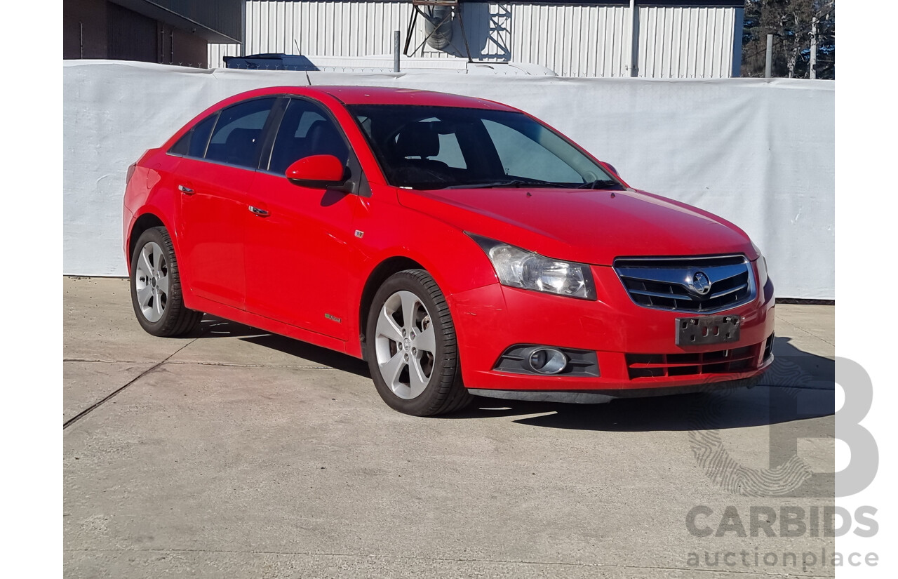 7/2010 Holden Cruze CDX JG 4d Sedan Red 2.0L