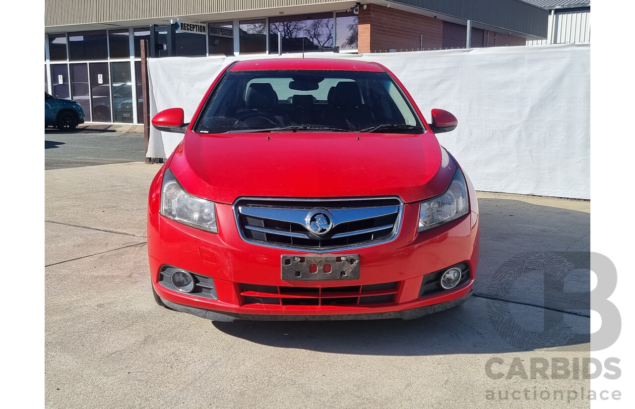 7/2010 Holden Cruze CDX JG 4d Sedan Red 2.0L