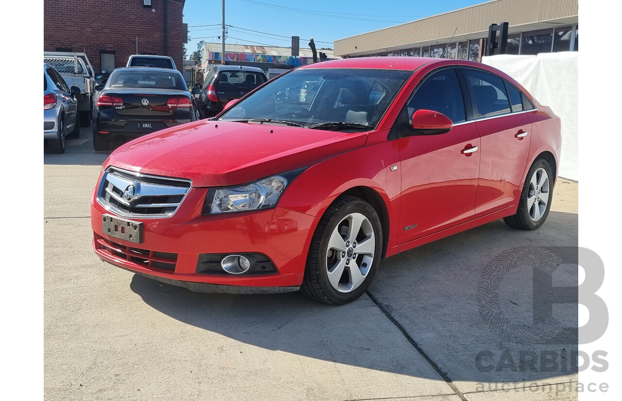 7/2010 Holden Cruze CDX JG 4d Sedan Red 2.0L