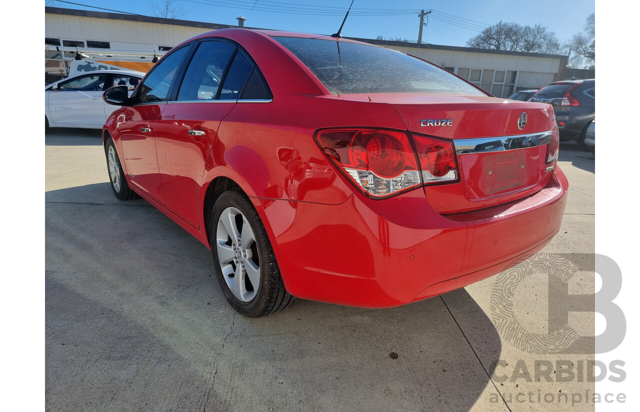 7/2010 Holden Cruze CDX JG 4d Sedan Red 2.0L