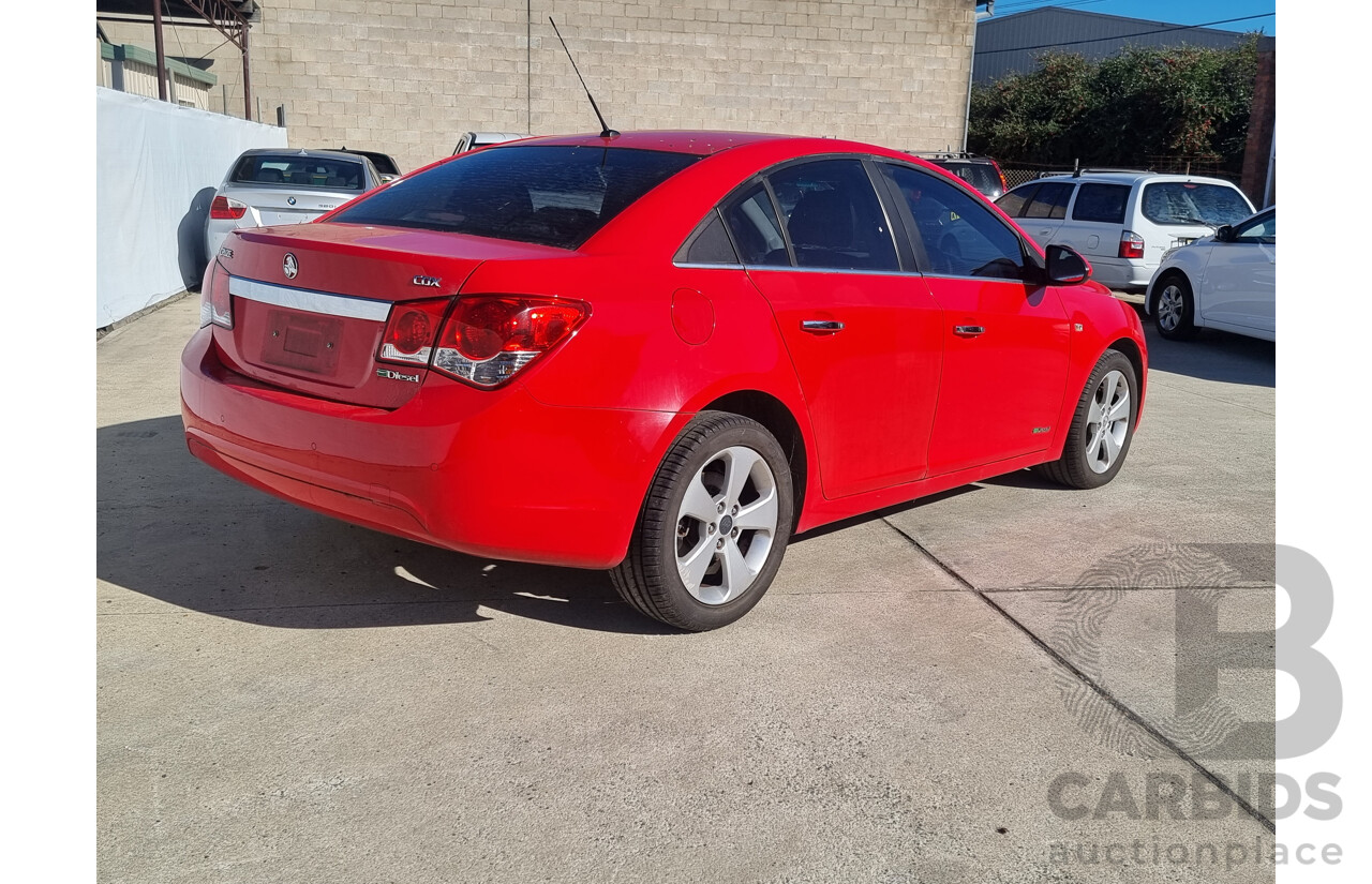 7/2010 Holden Cruze CDX JG 4d Sedan Red 2.0L