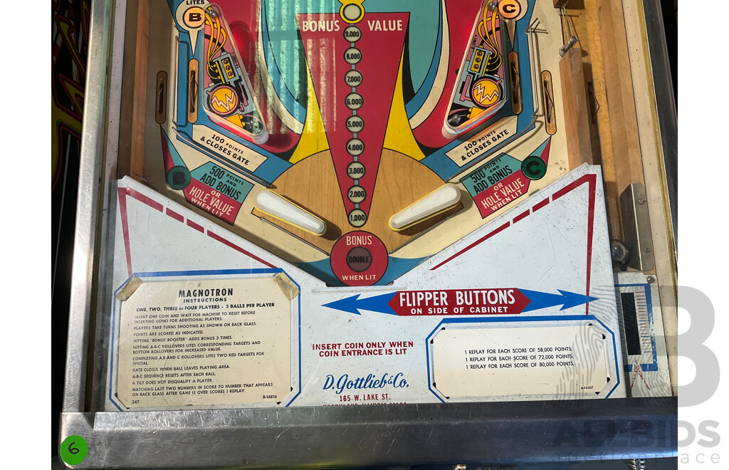 MAGNOTRON (D. Gottlieb & Co) Pinball Machine