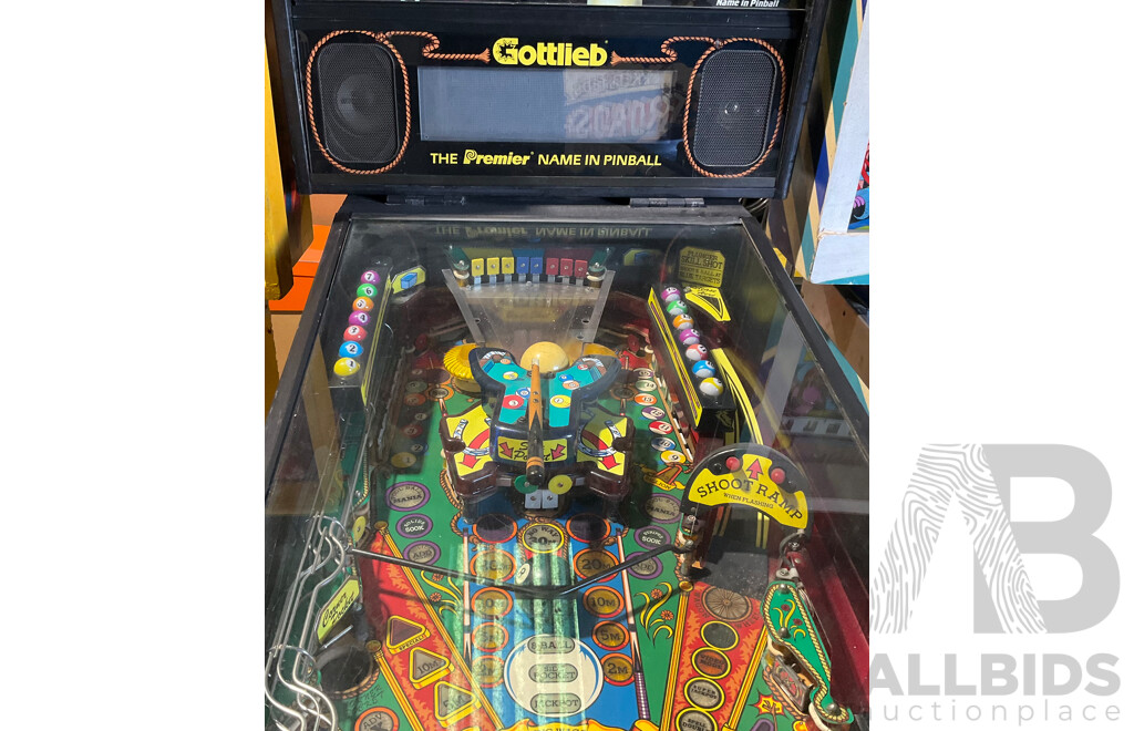 CUE BALL WIZARD (D. Gottlieb & Co) Pinball Machine
