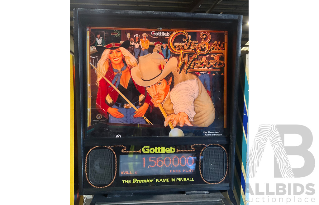CUE BALL WIZARD (D. Gottlieb & Co) Pinball Machine