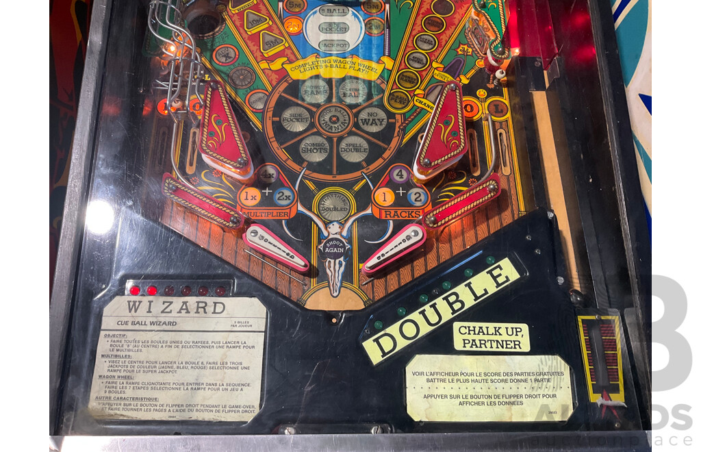 CUE BALL WIZARD (D. Gottlieb & Co) Pinball Machine