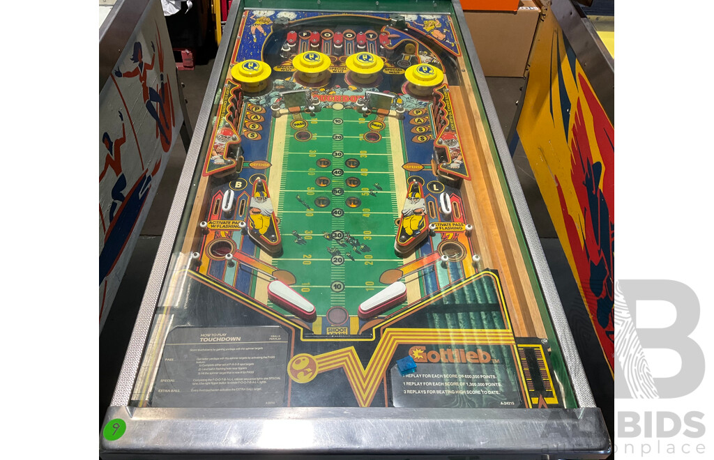 TOUCHDOWN (D. Gottlieb & Co) Pinball Machine
