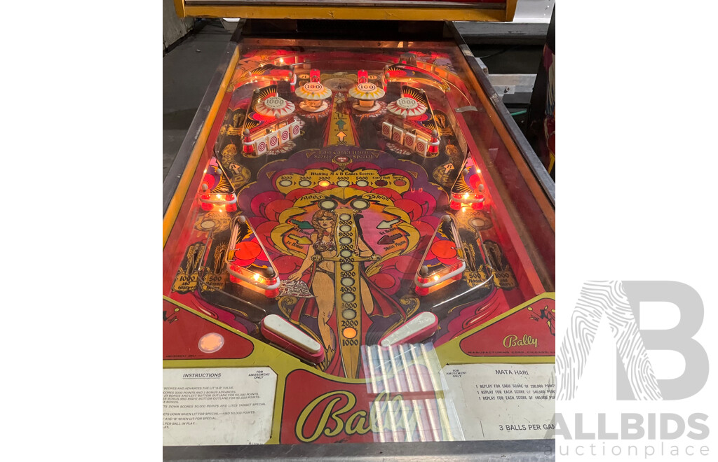 MATA HARI (Bally) Pinball Machine