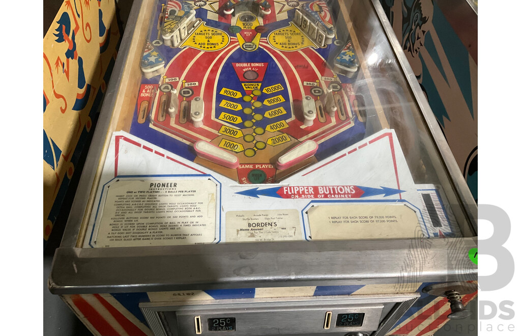 PIONEER (D. Gottlieb & Co) Pinball Machine