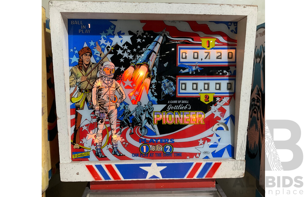 PIONEER (D. Gottlieb & Co) Pinball Machine