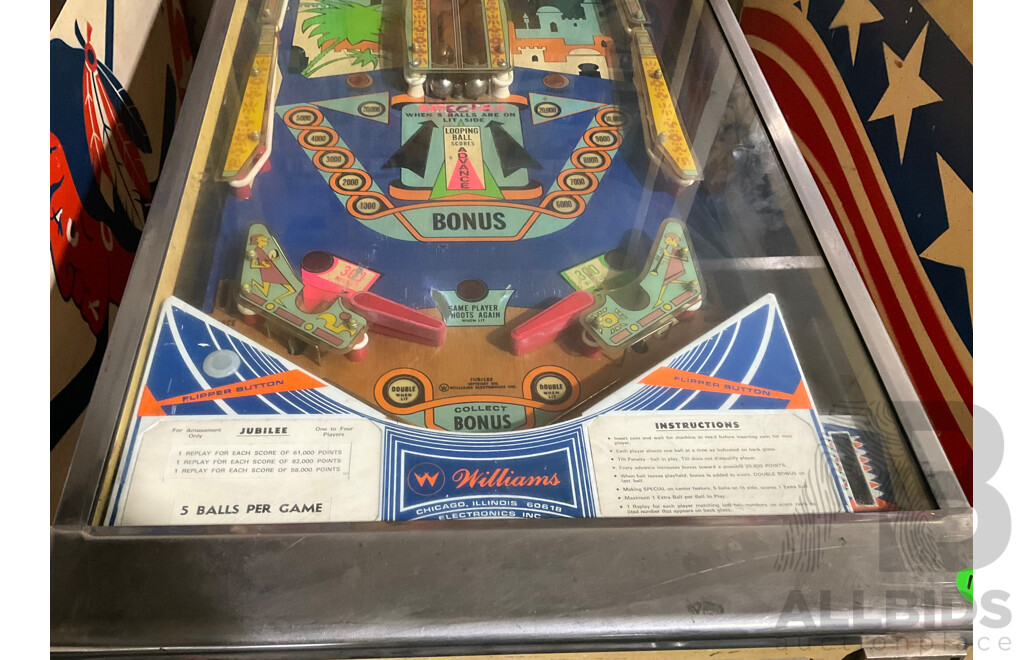 JUBILEE (Williams) Pinball Machine