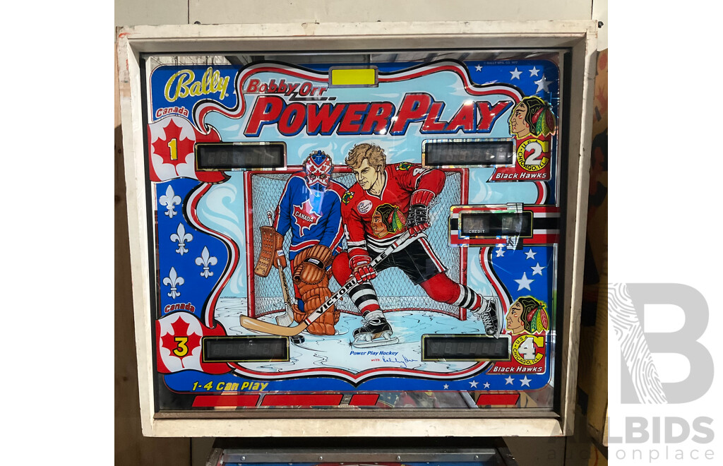 BOBBY ORR POWER PLAY (Bally) Pinball Machine
