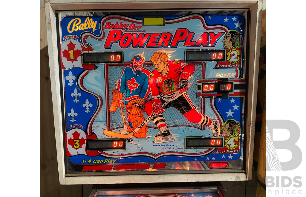 BOBBY ORR POWER PLAY (Bally) Pinball Machine