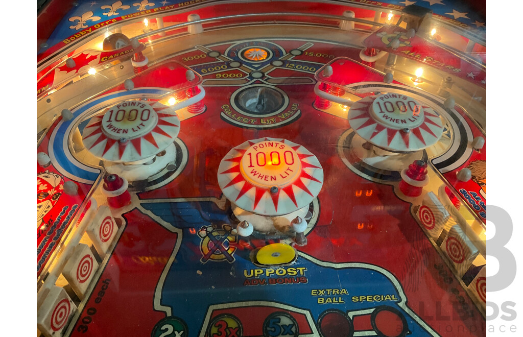 BOBBY ORR POWER PLAY (Bally) Pinball Machine