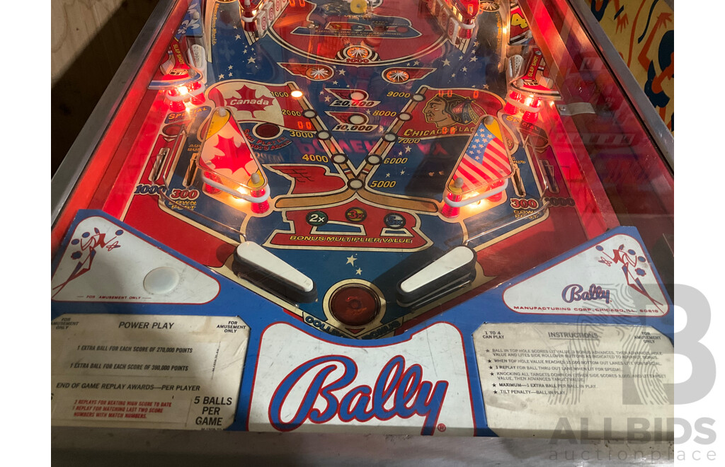 BOBBY ORR POWER PLAY (Bally) Pinball Machine