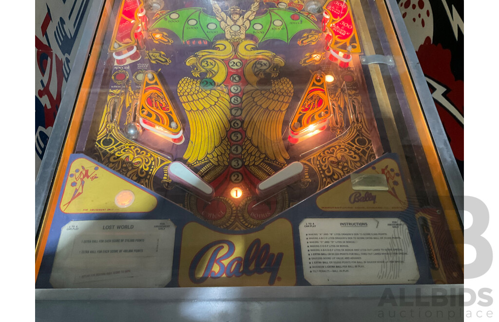 LOST WORLD (Bally) Pinball Machine