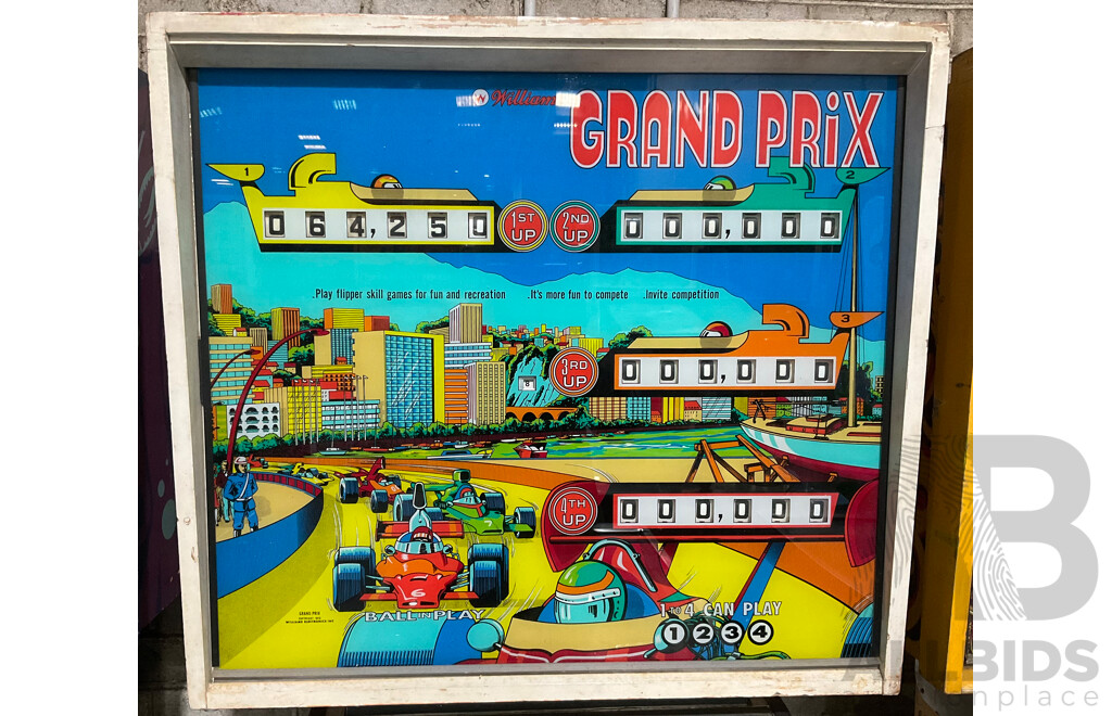 GRAND PRIX (Williams) Pinball Machine