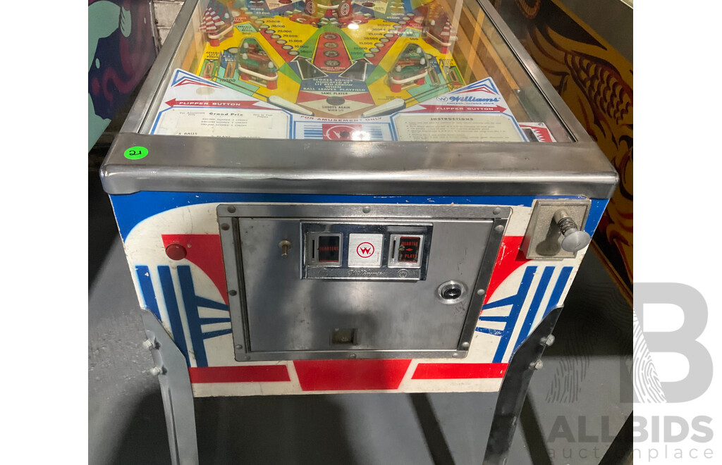 GRAND PRIX (Williams) Pinball Machine