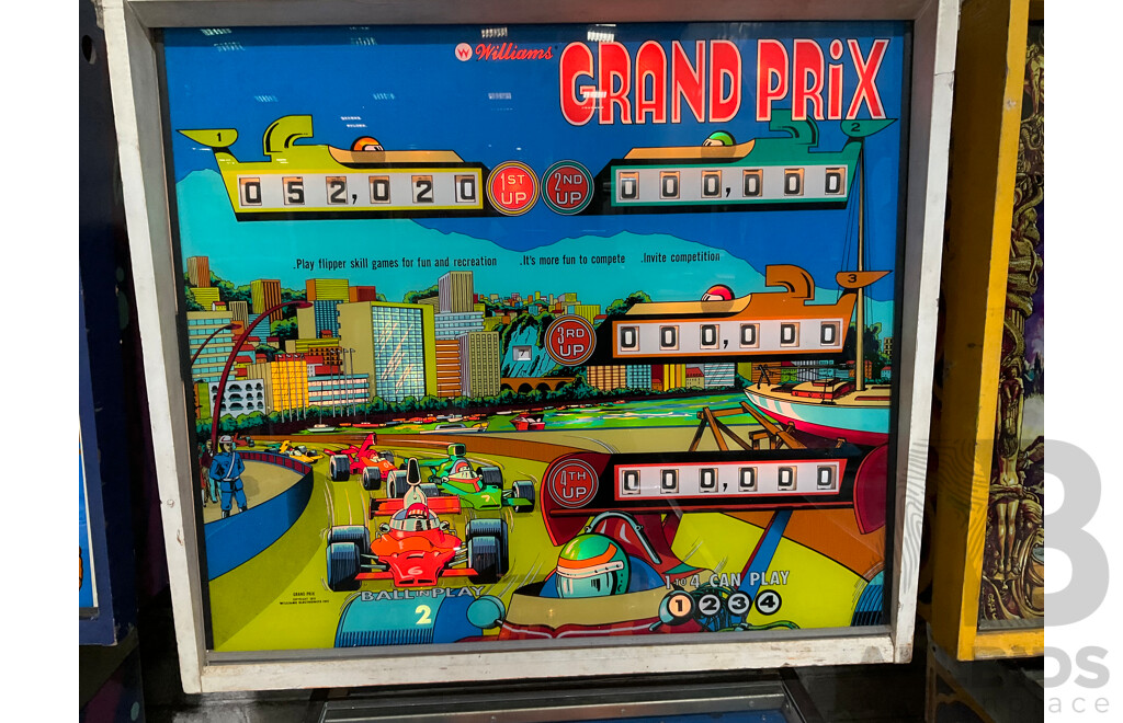 GRAND PRIX (Williams) Pinball Machine