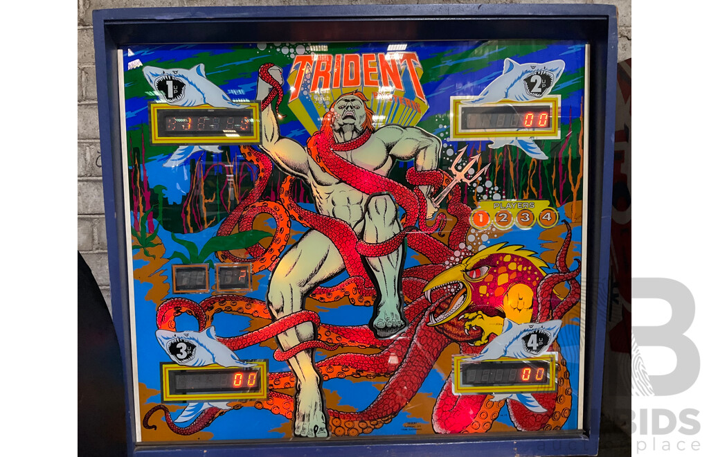 TRIDENT (Stern) Pinball Machine