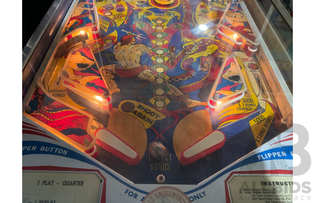 TRIDENT (Stern) Pinball Machine