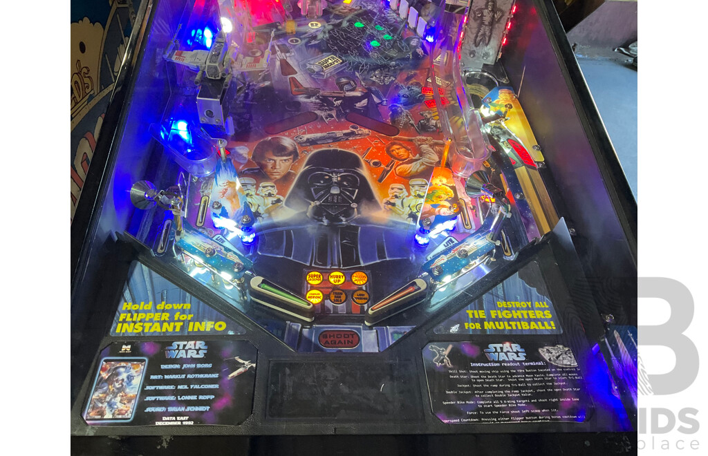 STAR WARS TRILOGY (Sega) Pinball Machine