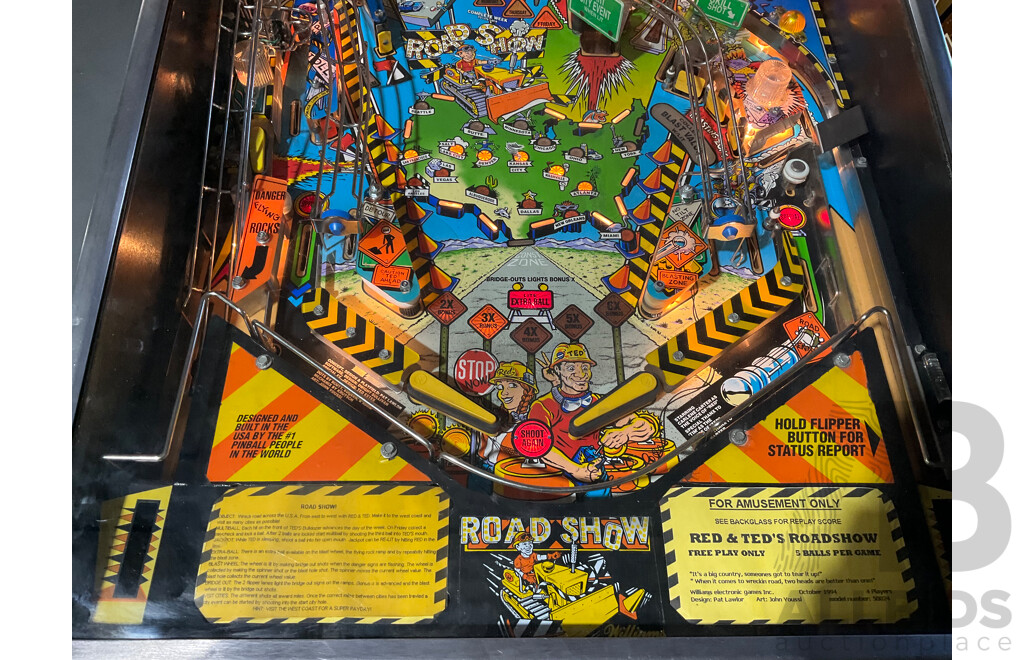 RED & TED'S ROAD SHOW (Williams) Pinball Machine