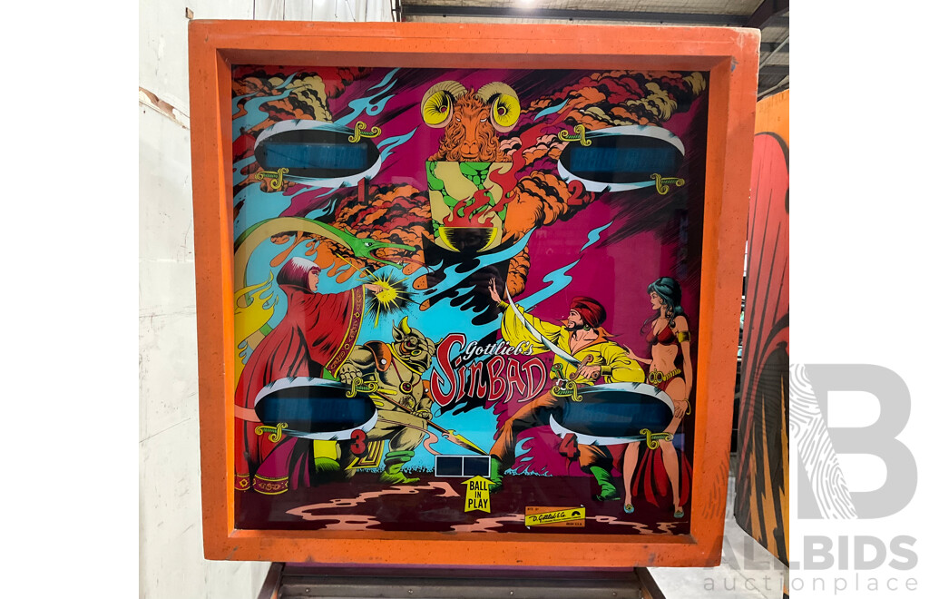 SINBAD (Gottlieb) Pinball Machine