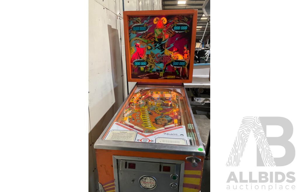 SINBAD (Gottlieb) Pinball Machine