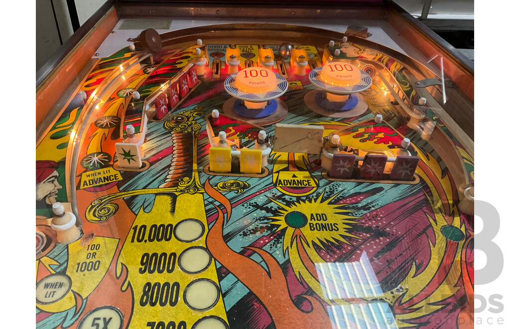 SINBAD (Gottlieb) Pinball Machine