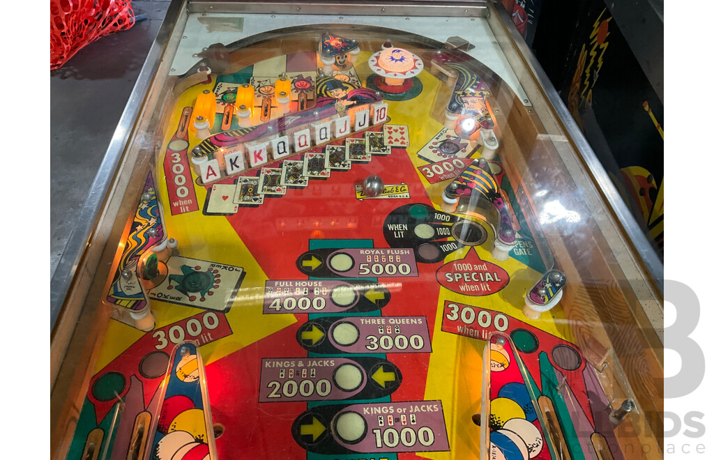 ROYAL FLUSH (D. Gottlieb & Co) Pinball Machine