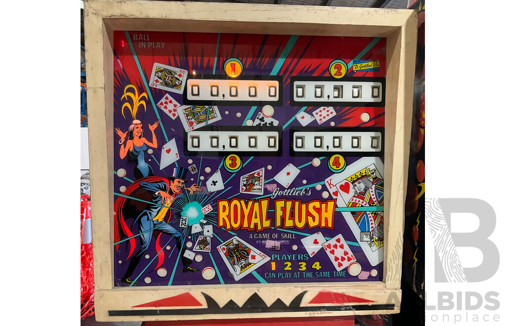 ROYAL FLUSH (D. Gottlieb & Co) Pinball Machine