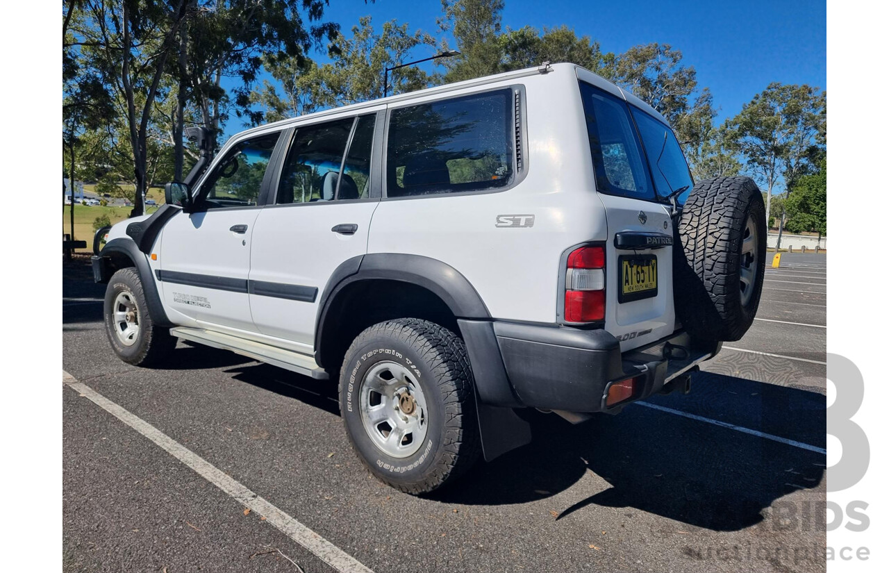 6/2001 Nissan Patrol DX (4x4) GU II 4d Wagon White 3.0L