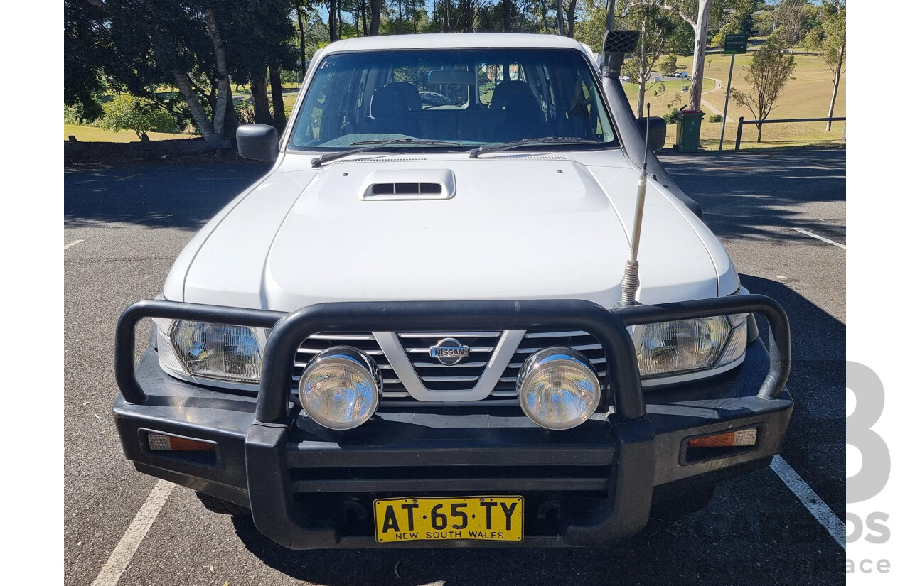 6/2001 Nissan Patrol DX (4x4) GU II 4d Wagon White 3.0L