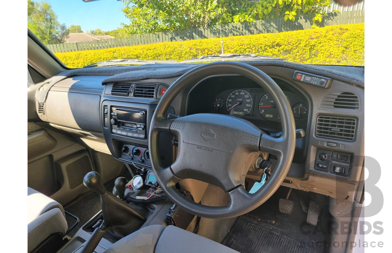 6/2001 Nissan Patrol DX (4x4) GU II 4d Wagon White 3.0L