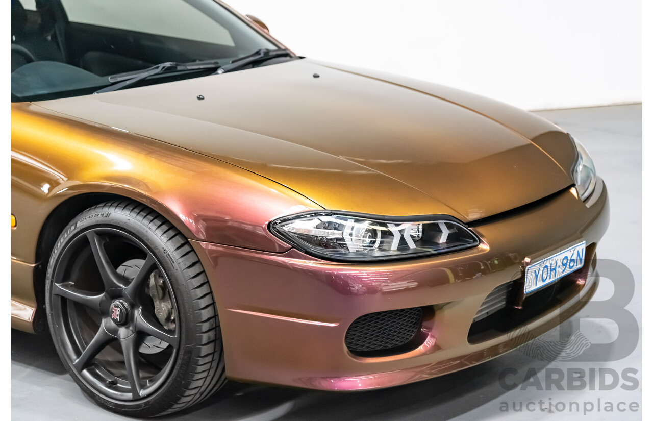 1/2002 Nissan 200 SX SPEC R S15 2d Coupe Chameleon Red-Gold SR20DET 2.0L Turbo