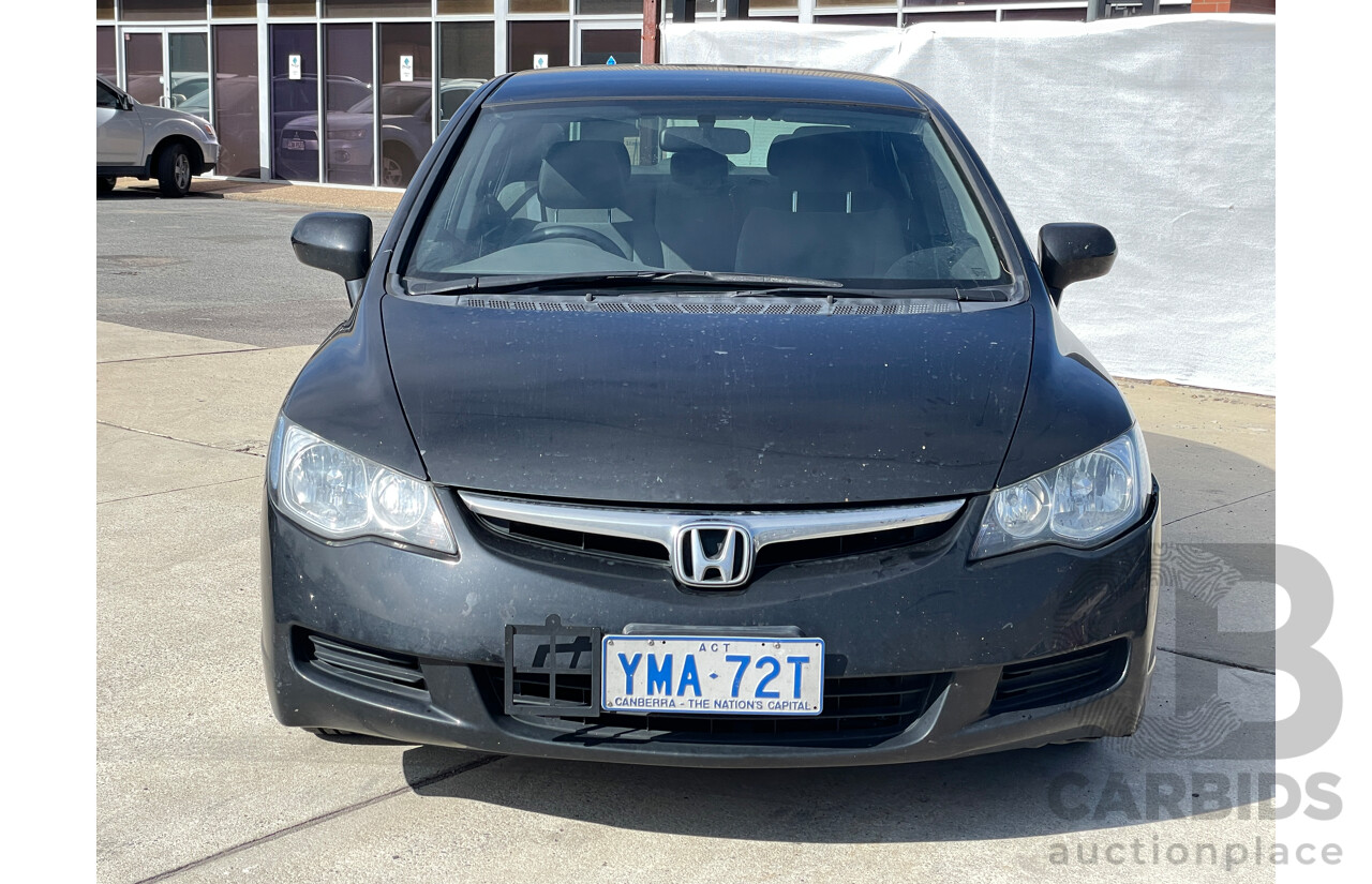 9/2008 Honda Civic Vti-L MY08 4d Sedan Black 1.8L