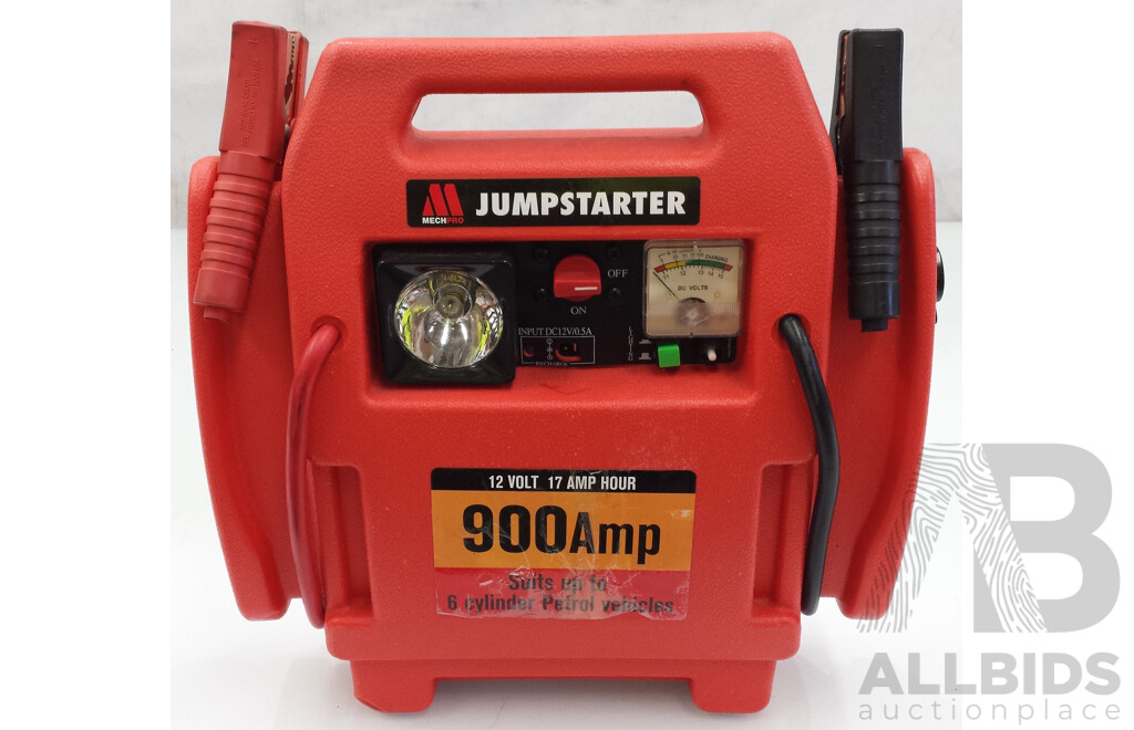 Mechpro 12 Volt 900 Amp Jump Starter