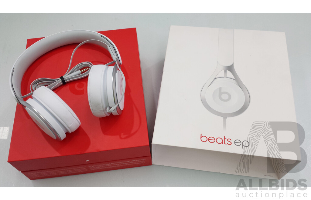 Beats by Dr.dre Ep Wired Headphones White A1746 New