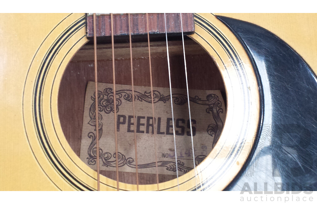 Peerless Six String Acoustic Guitar