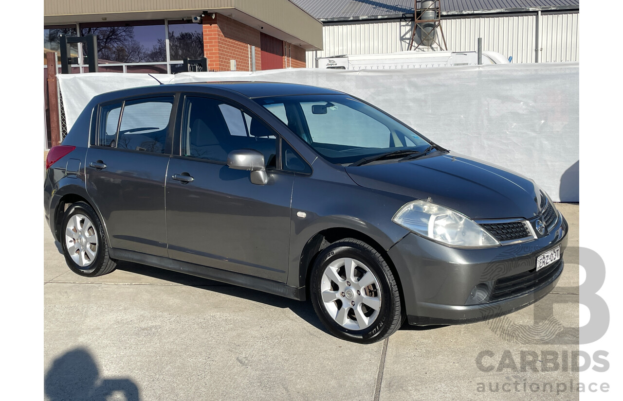 9/2006 Nissan Tiida ST C11 5d Hatchback Grey 1.8L