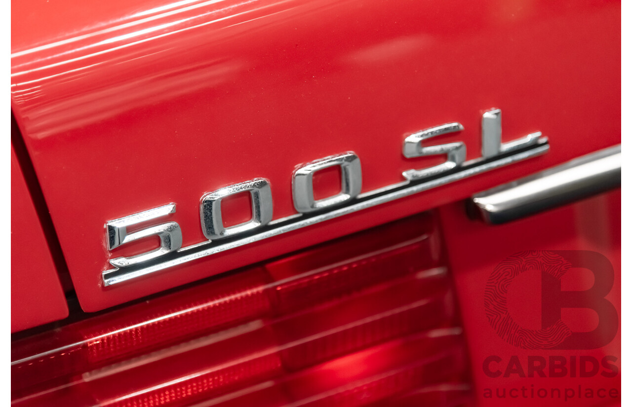 7/1990 Mercedes-Benz 500 SL  2d Convertible Red 5.0L V8