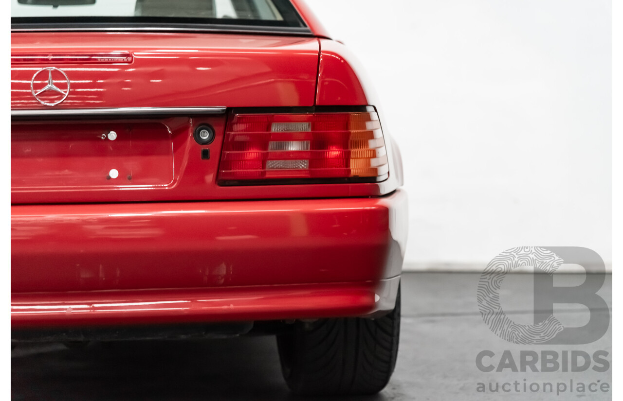 7/1990 Mercedes-Benz 500 SL  2d Convertible Red 5.0L V8